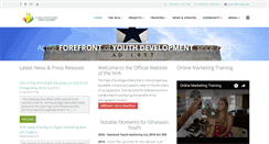 Desktop Screenshot of nya.gov.gh